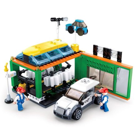 Designer city "Conveyor car wash", 323 details-2