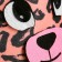 Bath cap with children's applique "Pink leopard"