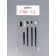 Makeup brushes, set - 4 pcs, black color