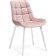 SHELS on a metal frame Chelsea Metal/velor, white/pink 49x60x80 cm