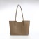 Bag Female Tout with zipper, beige color