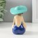 Souvenir Polystone "Pill in a blue swimsuit, in a hat, reads the book" 8.5x6.5x10 cm