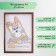 Photo frame plastic 21x30 cm 4 series, brown