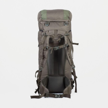 Tourist backpack, TAIF, 70 l, cord department, outer pocket, 2 side nets, olive color-1