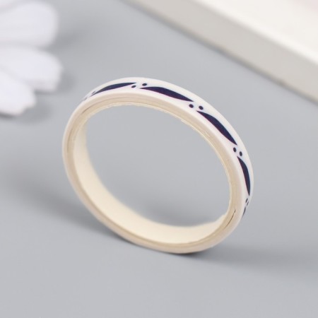 Adhesive tape paper "Geometry. Blue" set 10 pcs width 0.5 cm winding 2 m-1