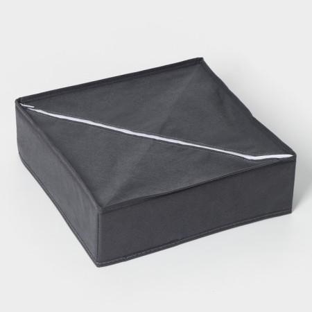 Organizer for storing linen "Smart", 24 cells, 32 × 32 × 10 cm, color gray color-4