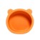 A set for feeding "Bear" a plate and a spoon, brown, crush me