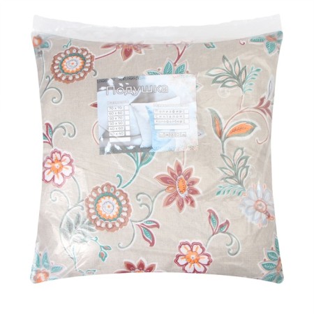 Pillow, 70x70 cm, polyester fiber, color mix-2