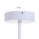 Brisco chandelier 6he27 40W white-gold 90x90x55 cm Bayerlux
