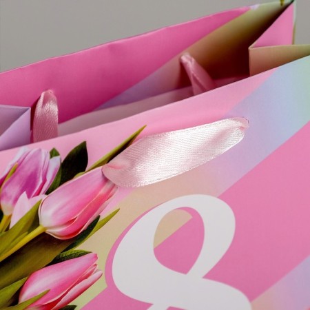 Package Gift Laminated Vertical, Packaging, “March 8”, S 12 x 15 x 5.5 cm-2