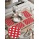 A set of napkins for setting the table "Large peas", rectangular, rounded edges, size 30x46 cm, 4 pcs