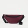 Lightning waist bag, burgundy color