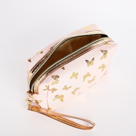 Lightning cosmetic bag, pink color-2