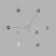 EUROSVET Anders ceiling 60142/9, E14, 9x60W, 900x900x830 mm, chromium color
