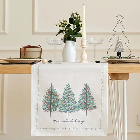 Path on the table Ethel "Fairytale Forest" 40x147 +/- 5 cm, 100% hl, sarzha 190 g/m2