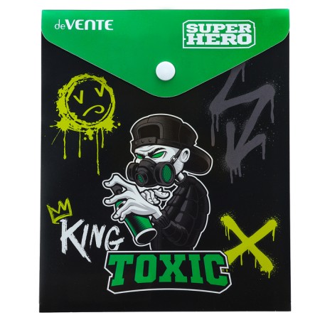 The convert folder on the A6, 170 x 140mm, 180MKM, DEVENTE SUPERHERO, Foil embossing, 3071231, mix-2