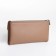 Women's wallet on magnet, beige color