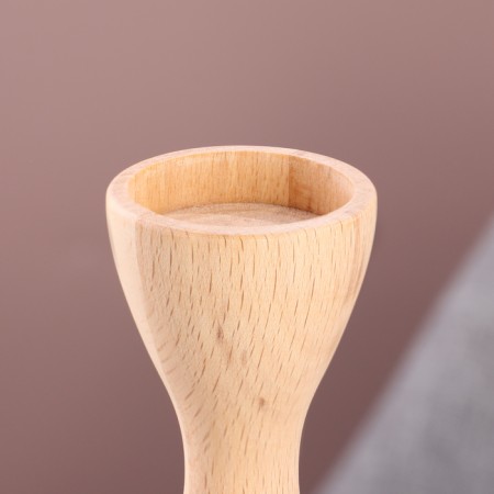 Candlestick, model No. 6, 7 x 17 cm, beech-2