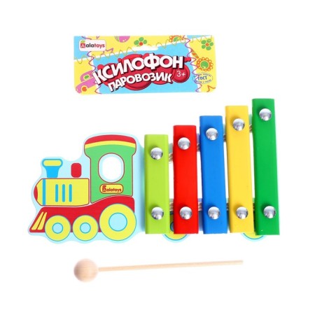 Ксилофон «Паровозик», 5 планок-3