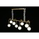 Suspended chandelier Eloiz G9 40W