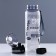 Water bottle, 600 ml, Popular, with a sieve for fruits, 23 x 6 cm, gray