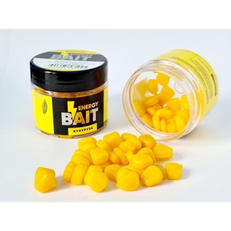 Artificial nozzle Energy Bait "corn", floating, flavored, natural, 60 pcs, color