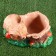 Figure pot "Raccoon" brown, 15x28x24cm