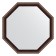 Mirror in the baguette frame, a mahon with an ornament of 50 mm, 64x64 cm