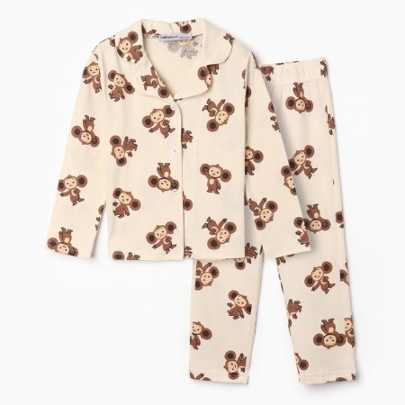 PAZHAMA Children's KAFTAN Cheburashka R.34 (122-128)-6