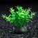 Artificial aquarium plant, 5 cm, green
