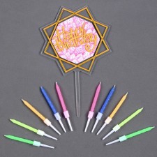 Set for decorating the cake: Topper 