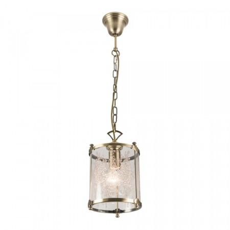 Suspended lamp Citilux "Versailles" CL408113, 19X19X40 cm, 1x75W, E27, brown color