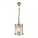 Suspended lamp Citilux "Versailles" CL408113, 19X19X40 cm, 1x75W, E27, brown color