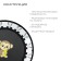 Batut children's Onlytop "Monkey", D = 97 cm, yellow color