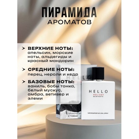 Tuale water Male Hello Holid, 105 ml-1