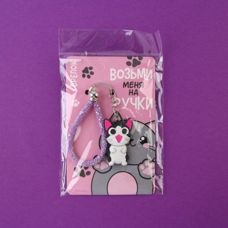 Keychain for keys "take me on the handles", 12 x 3.5 cm-8