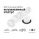 Building lamp built -in Ambrella Diy System Elements C6513 for nozzles D60 mm, GU5.3, color black sand