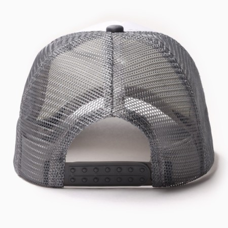 Baseball cap with minaku grid, color light gray, size 56-58-2