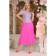 Female skirt, size 54, pink color