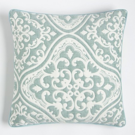 Pillowcase decorative Ethel "Ornament" color green 40x40 cm, 100% cotton-2