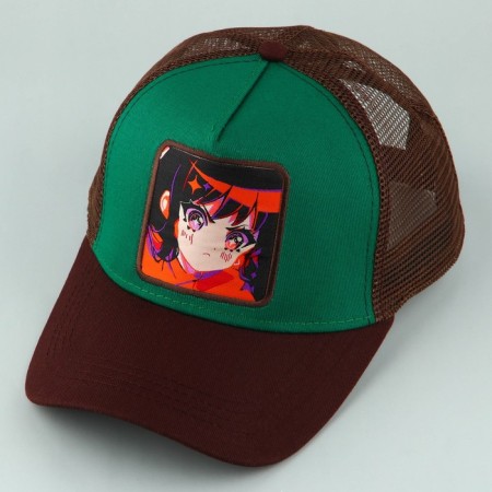 Women's cap with a grid "Anime", rr 56-2