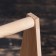 Carriage for 2 bottles with a wooden handle, 21x11.5x30.5 cm, natural