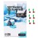 Mormyshka column green, black stripes + ball red, weight 0.45 g