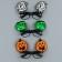 Halloween carnival glasses, species mix