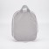 Cosmetic bag with a handle, a gray color