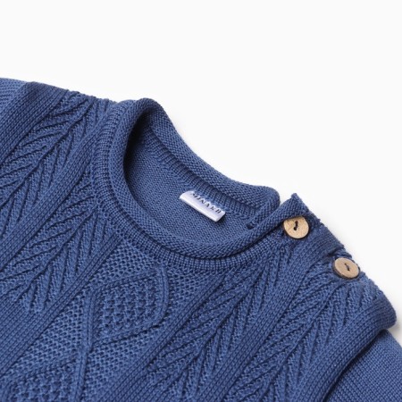 Combineson Children's Knitted Minaku, height 68-74, blue color-7