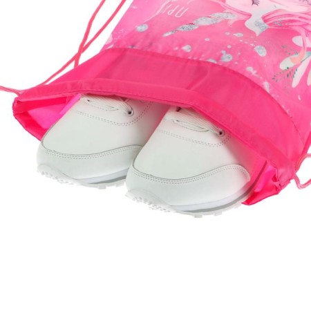 A bag for shoes 420 x 340 mm, calligrata MSO-5s, (soft polyester, density 210d), "bring happiness"-5