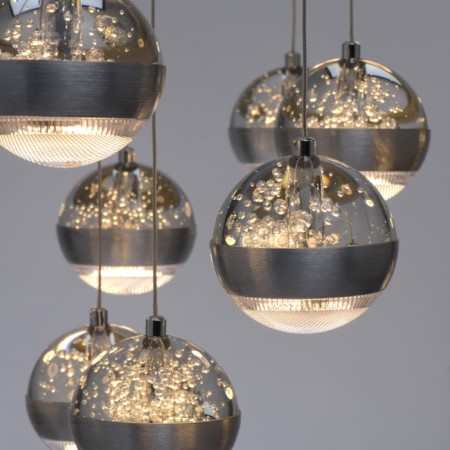 Chandelier "Capelia", size 65x295x65 cm, 90W 15XLED IP 20-9