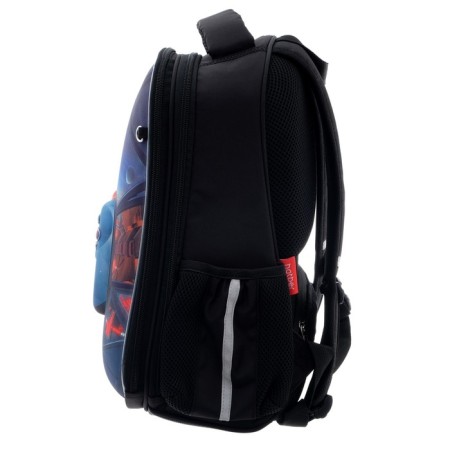 Frame backpack 38 x 29 x 15 cm, 3D effect, Hatber Ergonomic Light "Joystick" Blue NRK_71042-3