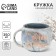 Ceramic mug "is nowhere better", 350 ml, the color is gray